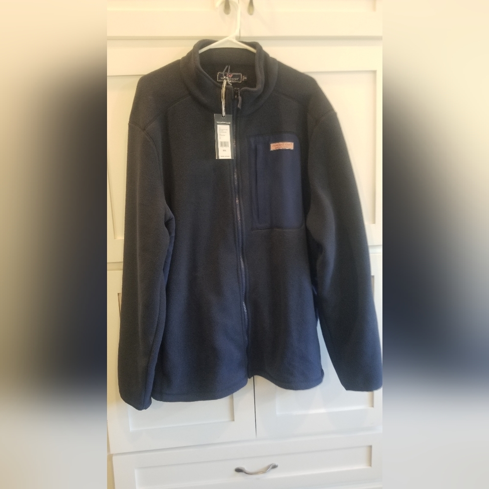 NWT Vineyard Vines  full zip fleece 2XL